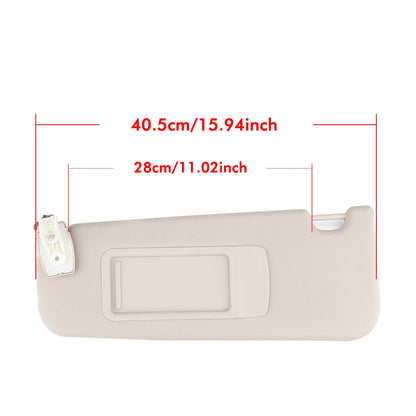 1pc Front Left Sunvisor for BMW F10 F18 (2011-2016) Beige