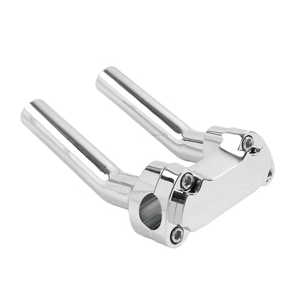 6.5" Pullback Handlebar Riser Top Clamp for Harley Dyna FXD, Softail, XL883