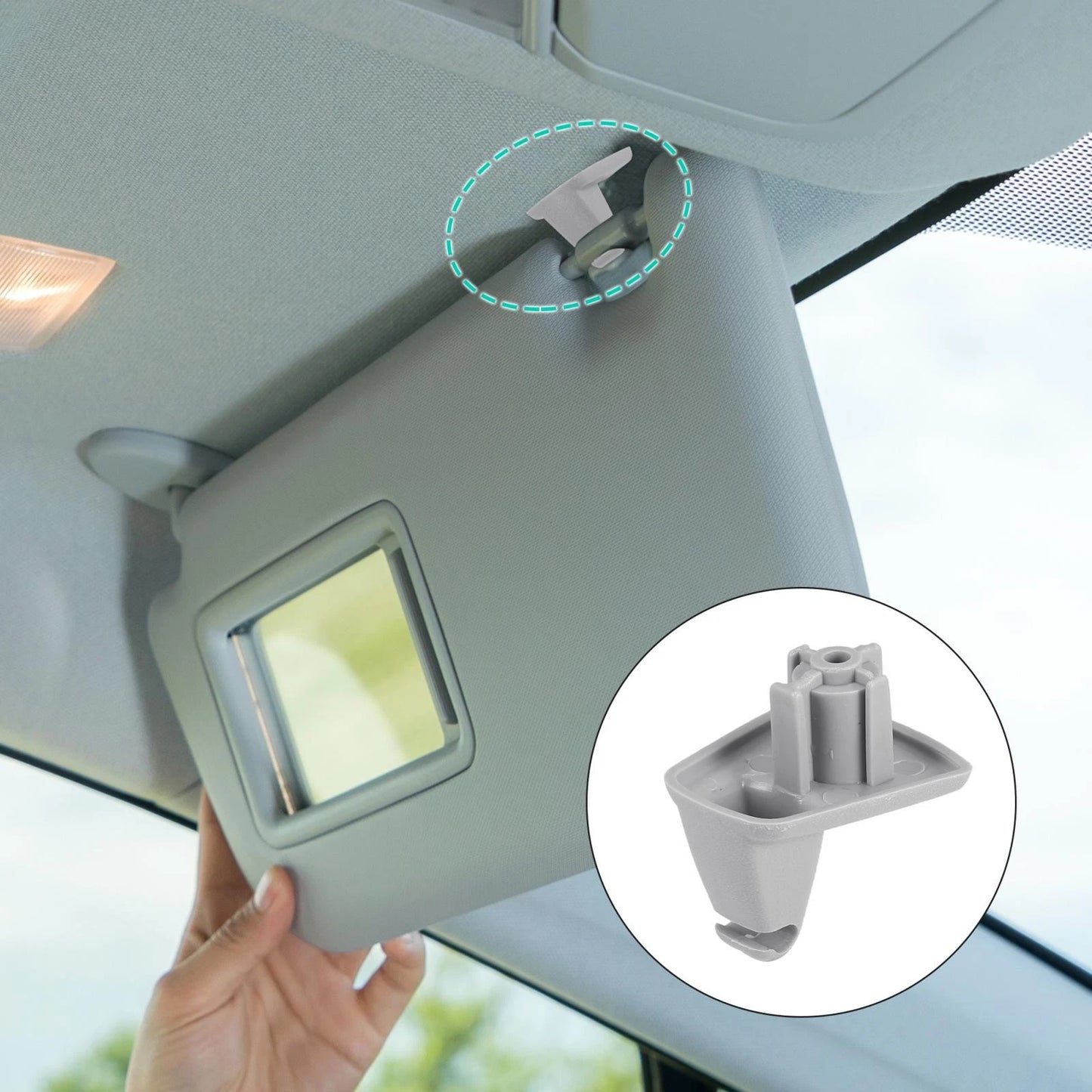 Sun Visor Retainer Staples for Chrysler 300 Dodge Charger