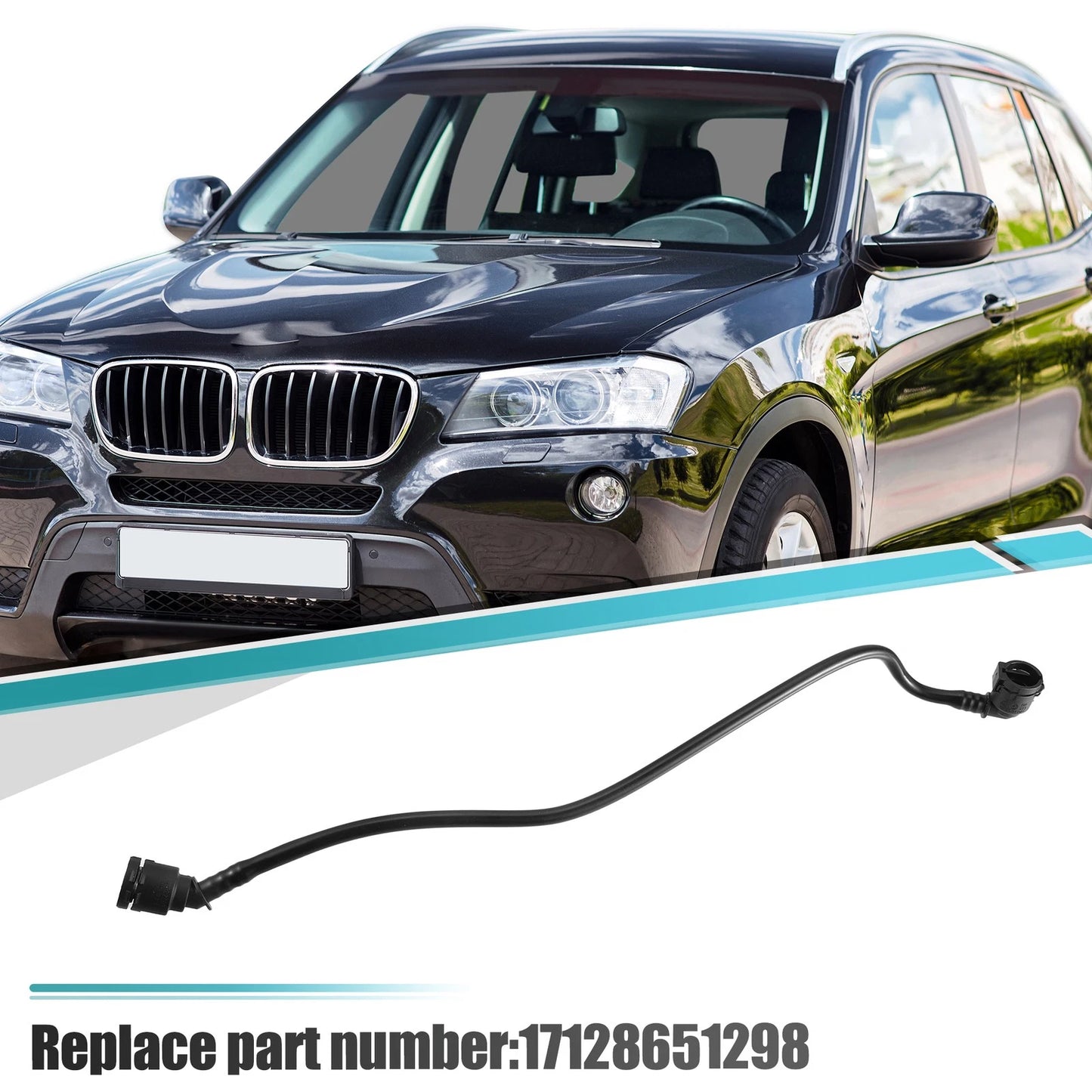 Engine Cooling Water Pipe Hose for BMW F25 X3, F26 (2011-2017)