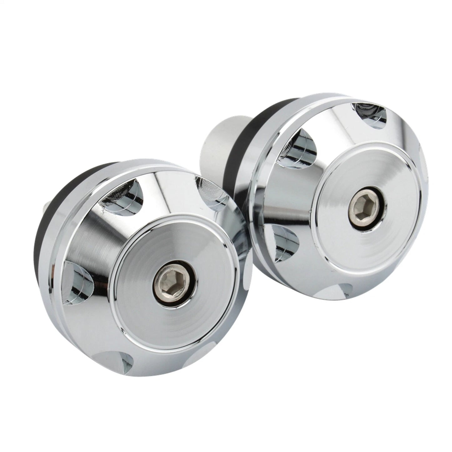 2 x Silver Front Wheel Axle Nut Cap Covers for BMW RnineT (2017-2022)