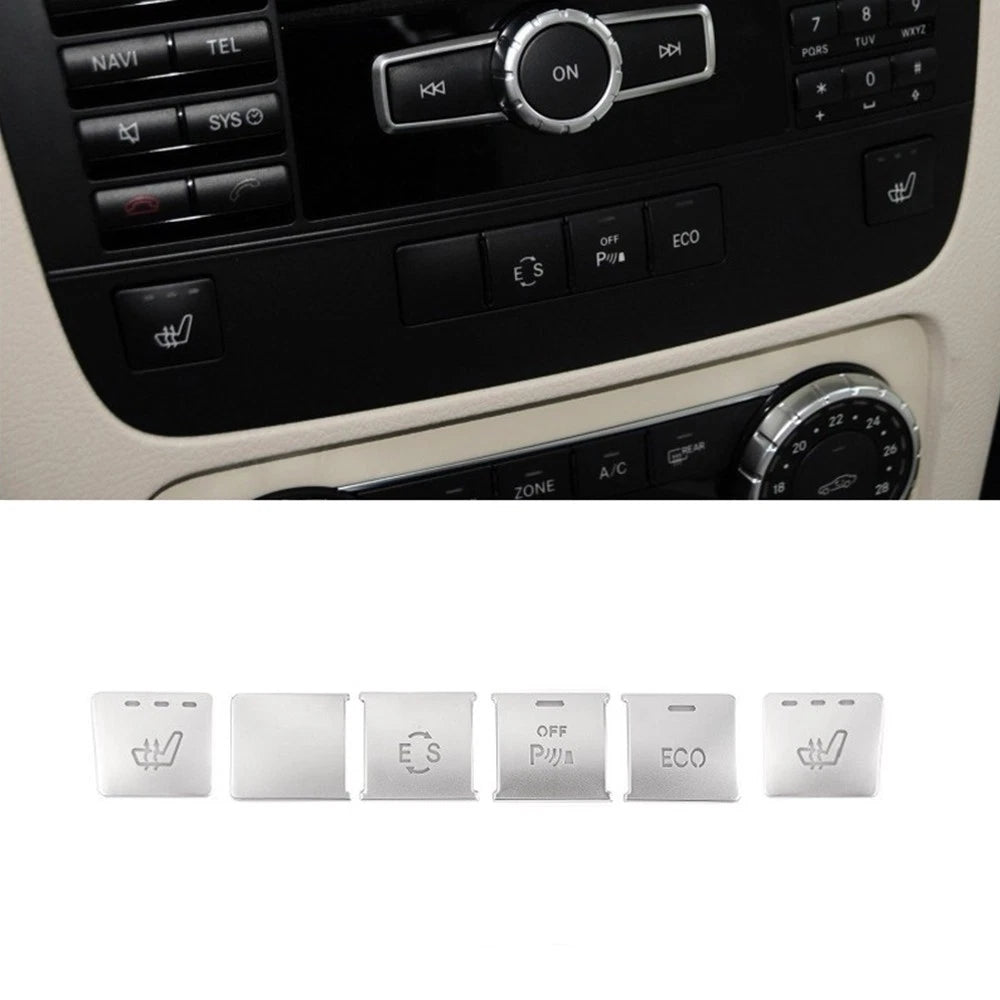 CD Panel Function Switch Cover Trim for Benz GLK Class X204 (2009-2015)