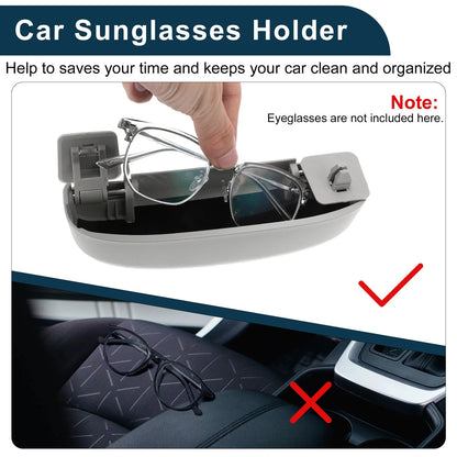 Sunglasses Case for BMW 1 Series F20 Eyeglasses Holder Storage Box Grey