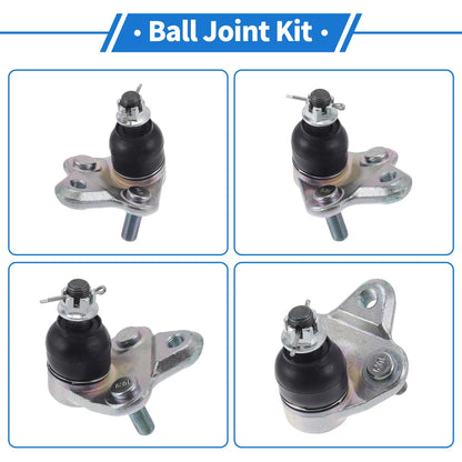 2 x Front Lower Ball Joints for Toyota Corolla (1996-2002)