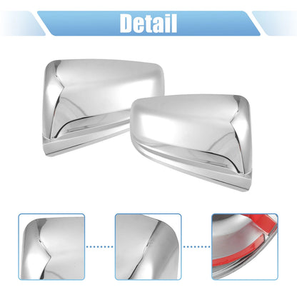 1 Pair Chrome Plated Top Half Mirror Cover for Chevrolet Malibu