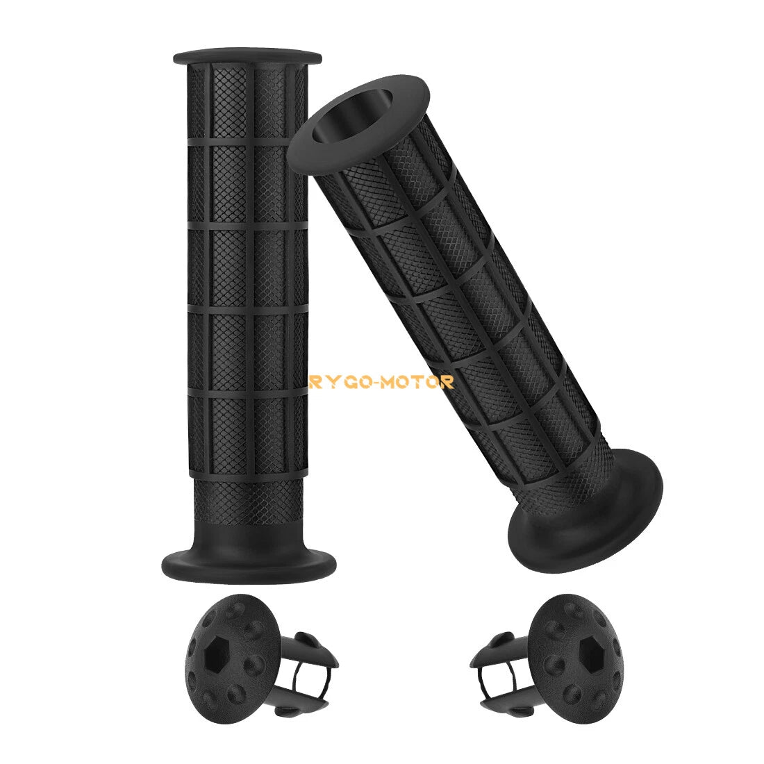 End Handlebar Grips w/ Guards for Honda Rancher 420 TRX420 (2007–2024)