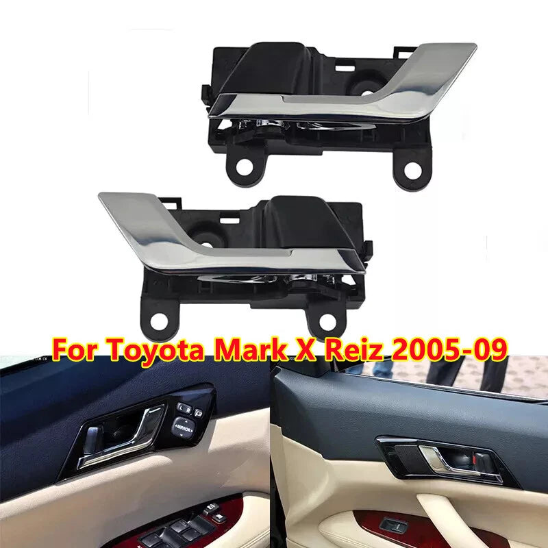 2 x Left Right Interior Door Handle Grab for Toyota Mark X Reiz (2005–2009)