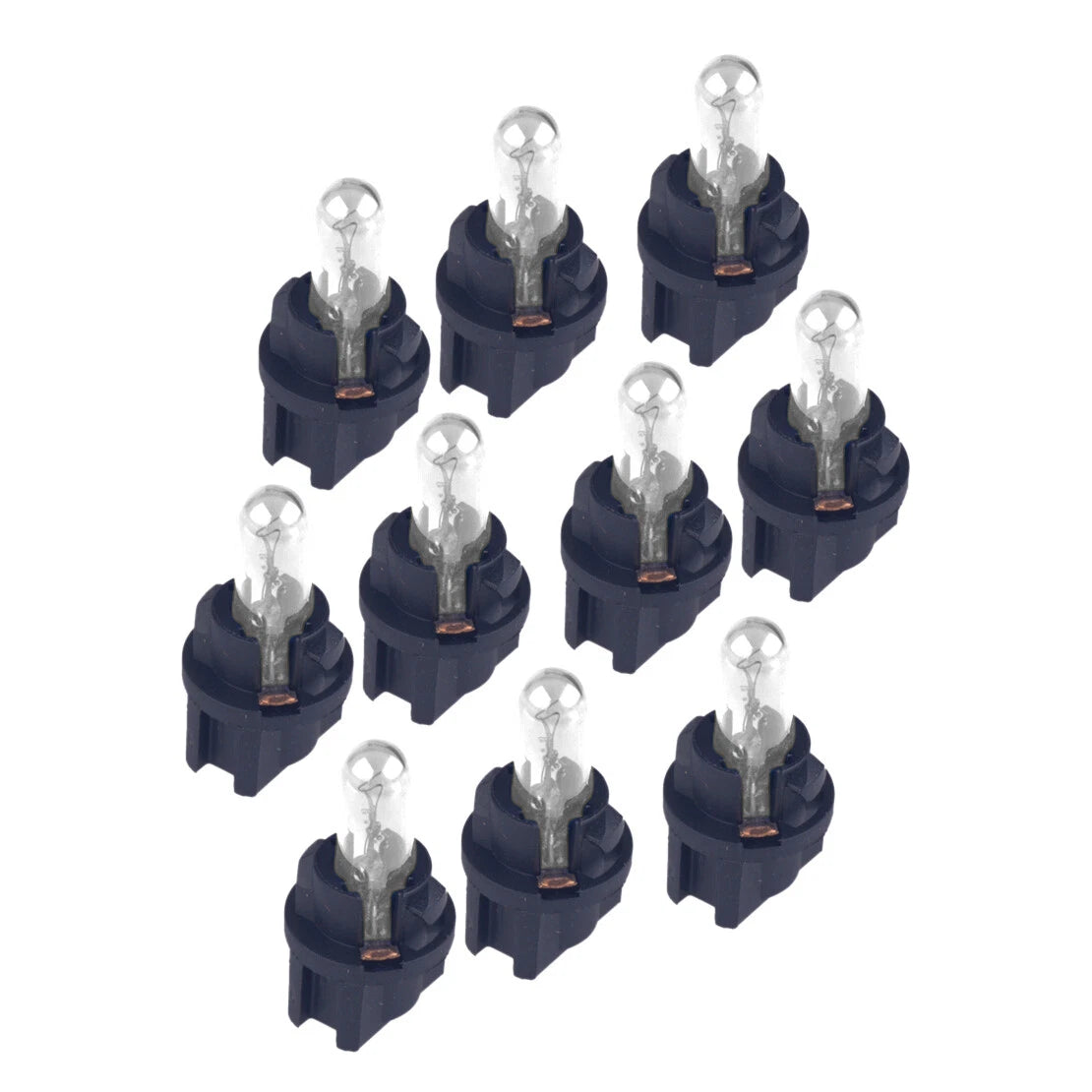 10 x White T5 Dashboard Instrument Gauge Indicator Light Bulbs for Car