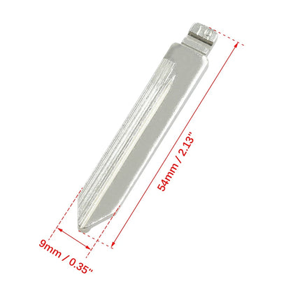 2 x Metal Car Flip Remote Key Blank Blade for Ford Mercury