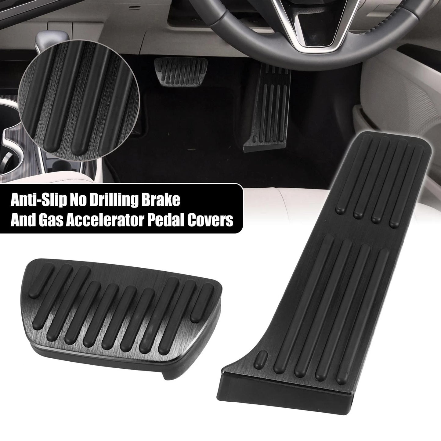 Anti-Slip Brake & Gas Pedal Covers for Toyota