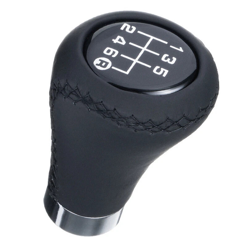 Black 6-Speed Manual Gear Shift Knob for Universal Car