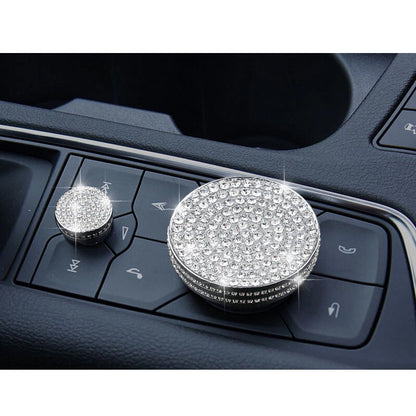 Car Crystal Center Console Multimedia Knob Cover Trim Fits Cadillac CT5 XT4 XT6