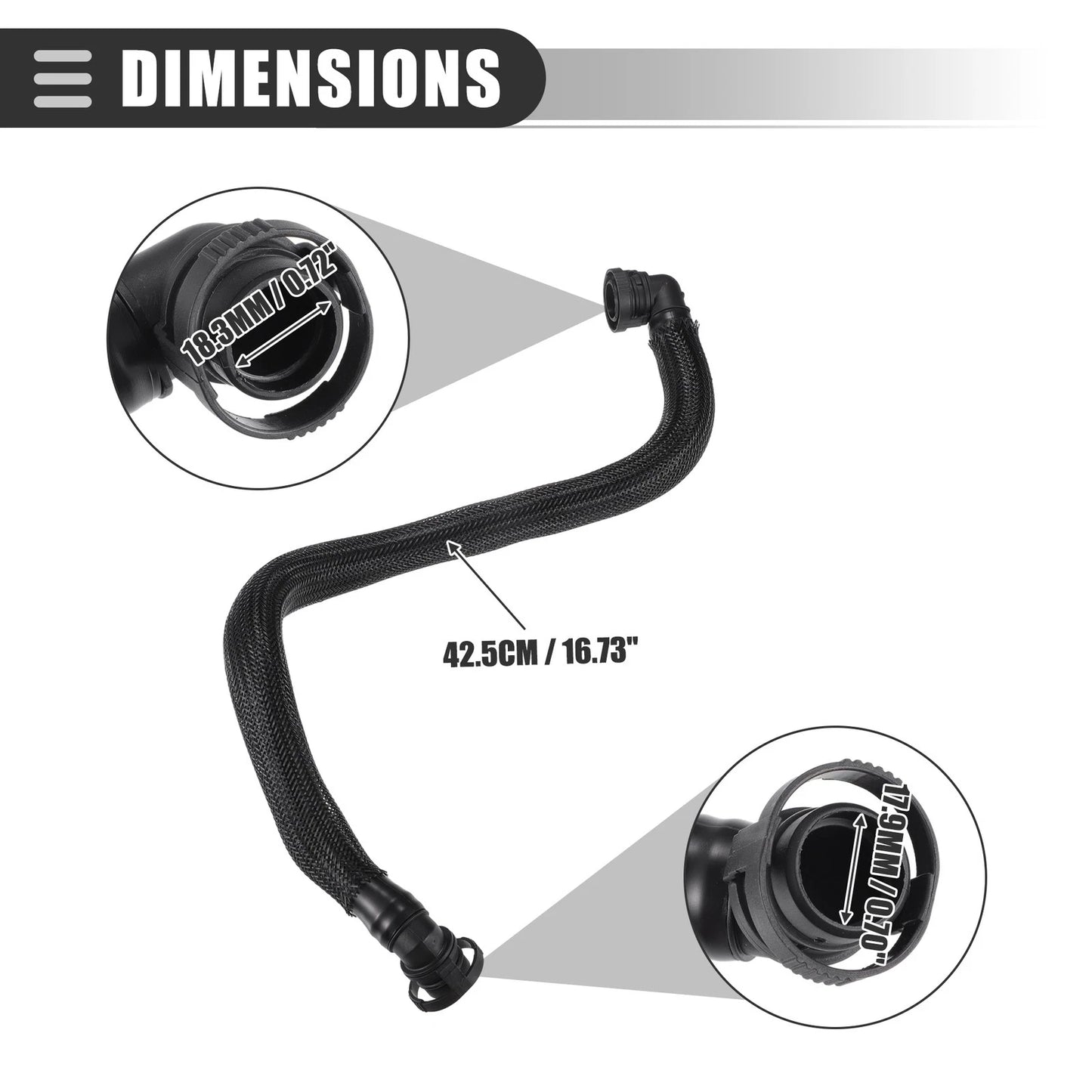Crankcase Vent Hose for Mini Cooper (2007-2011)