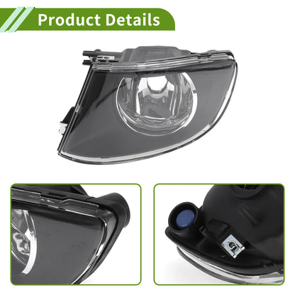 Left Fog Light Grill for BMW 3 Series (2007-2011) - 1 x Quality Replacement