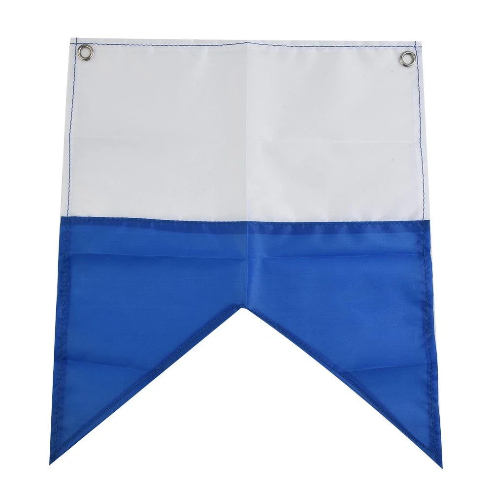 High Quality Dive Boat Flag Scuba Dive 35x30cm/72x60cm Blue White