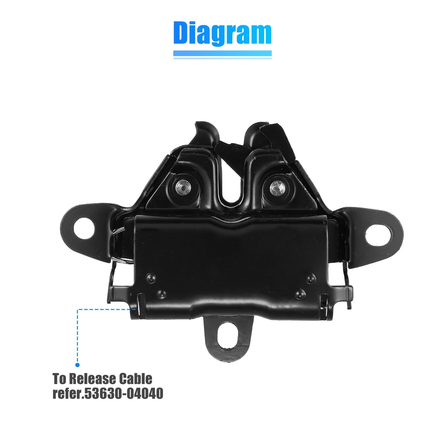 Metal Black Hood Latch Lock for Toyota Tacoma (2005-2011)