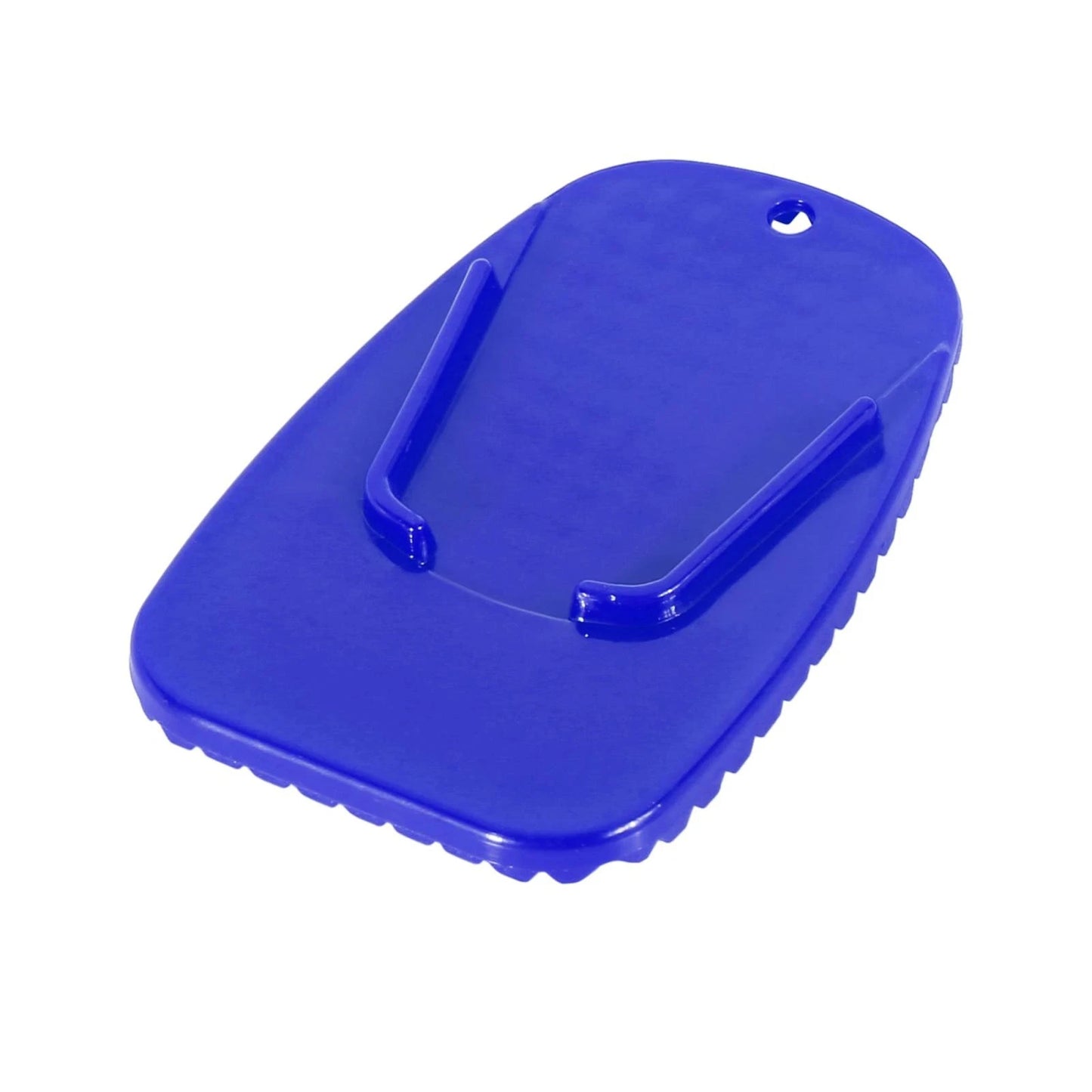 Blue Kickstand Pad / Side Stand Extension Pad for Motorcycle