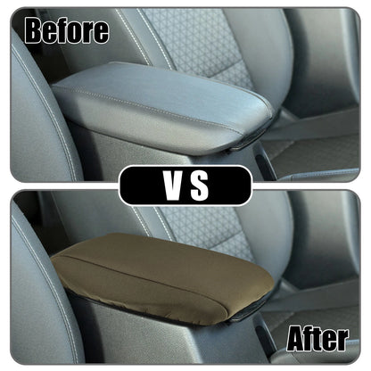 Deep Brown Console Armrest Cover for Toyota Corolla (2013-2023)