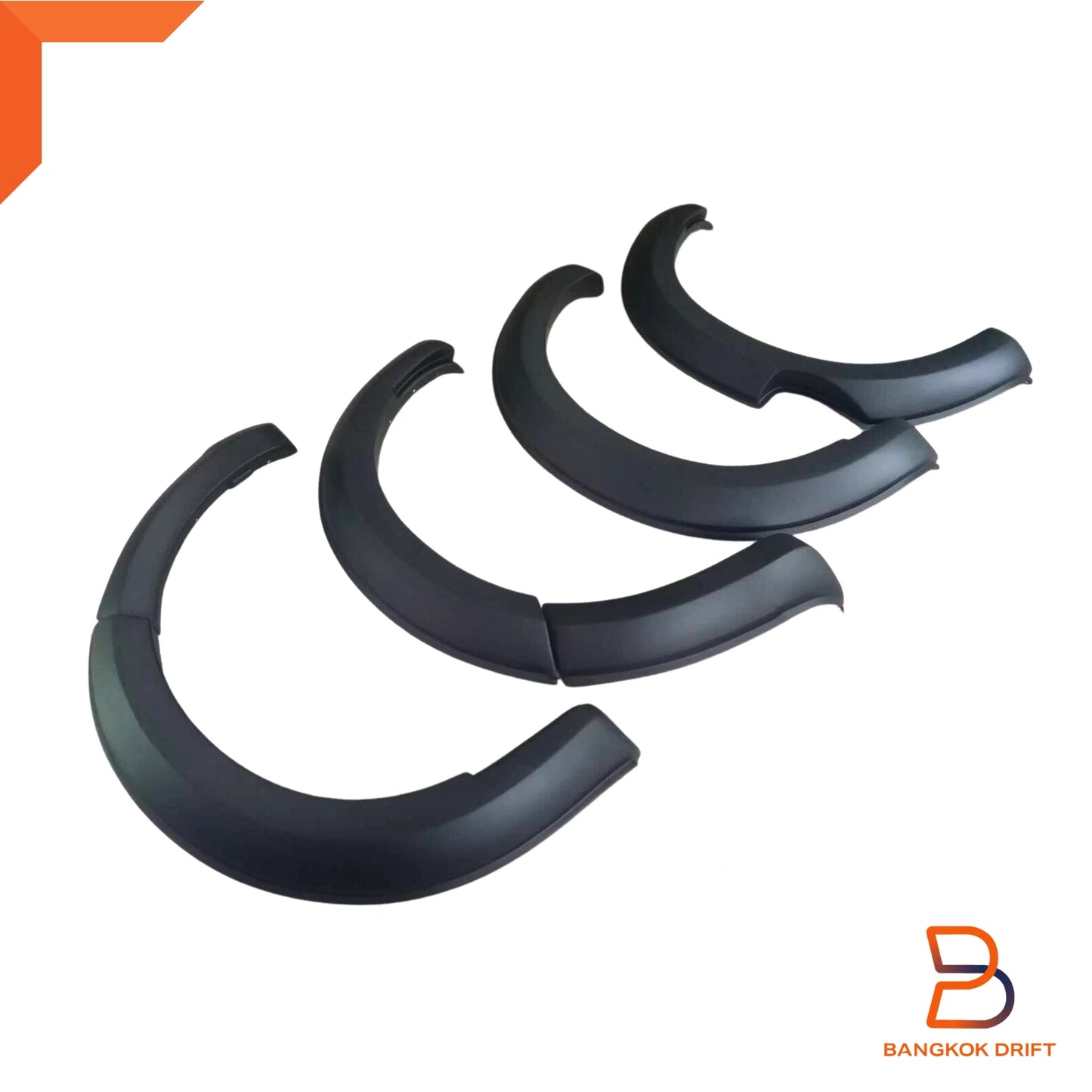 Matte Black Fender Flare Arch for Nissan NP300 Navara D23 Widebody (15-19)