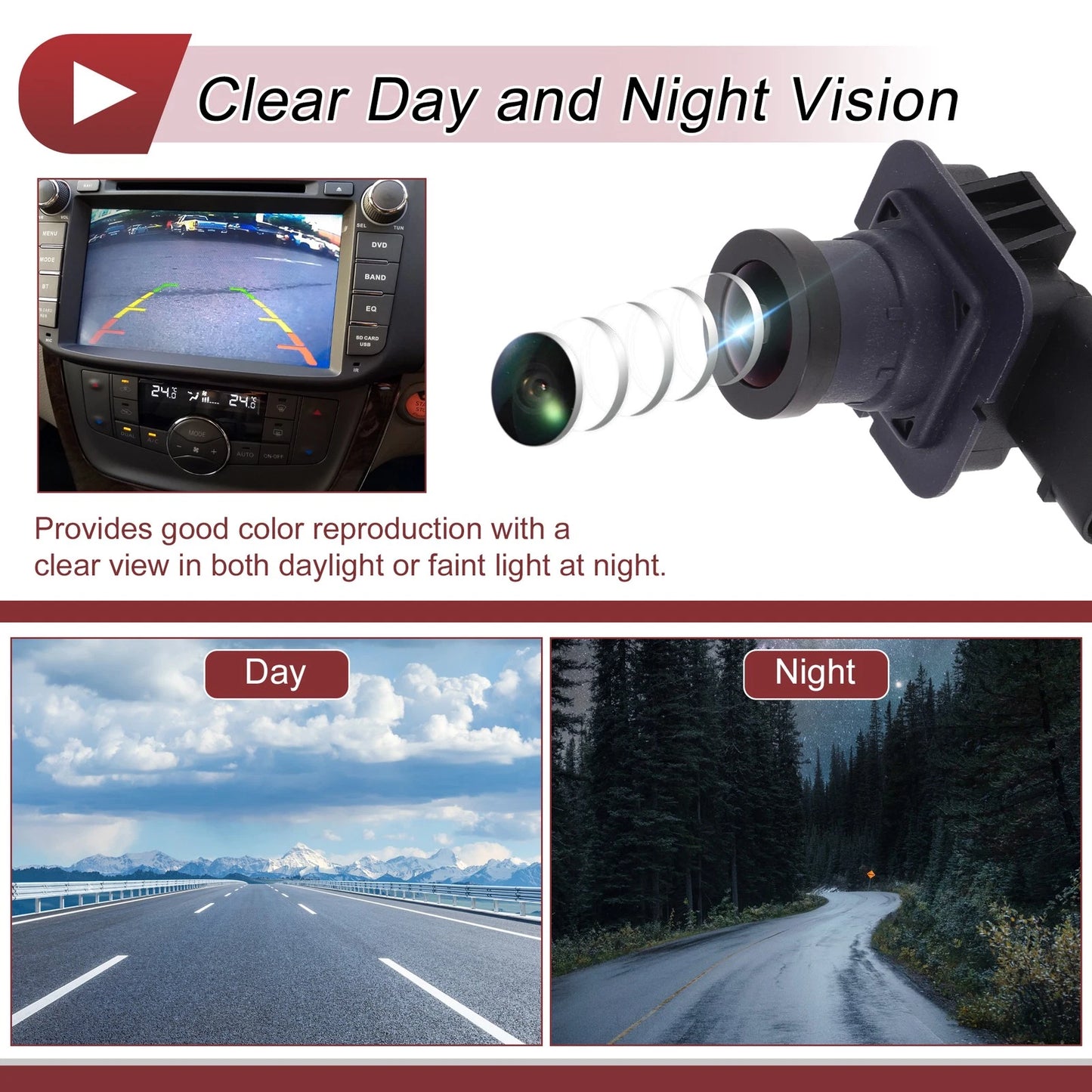 Rear View Camera for Ford Fusion (2013-2014)