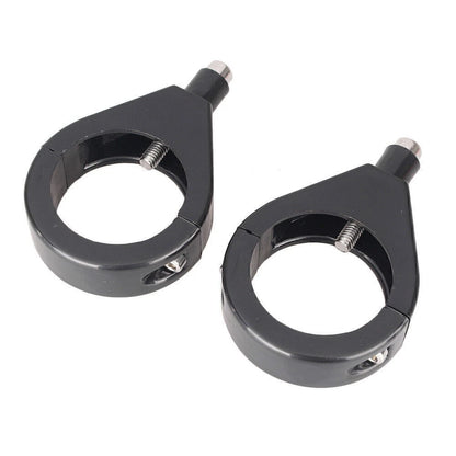 41mm ABS Turn Signal Indicator Fork Clamp Mount Bracket for Harley Black