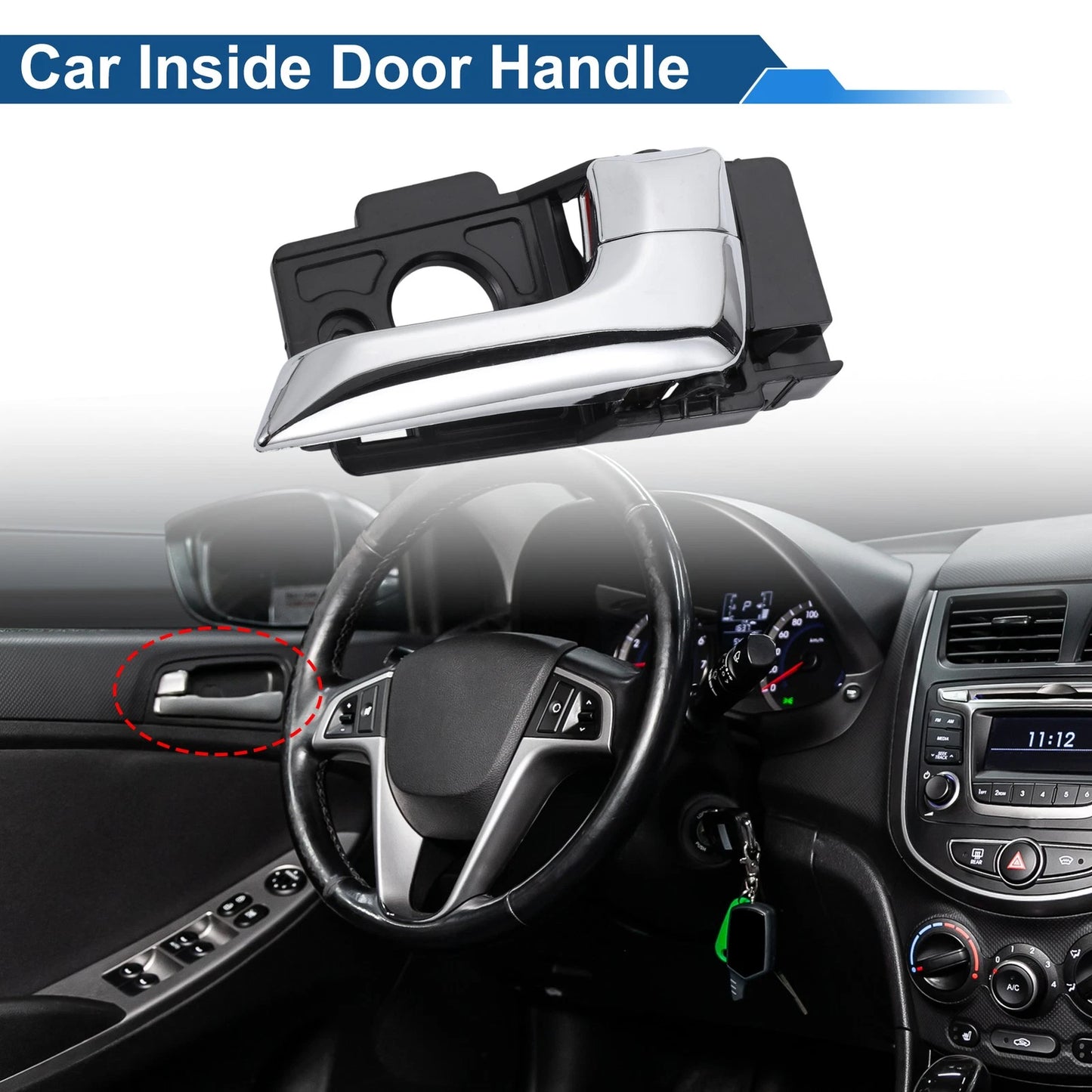 Front Driver Side Door Handle for Kia K2 (2013-2015)
