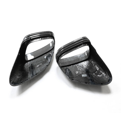 Dry Carbon Fiber Rearview Mirror Covers for Porsche 992 911 (2019-2023)