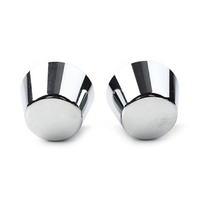 Chrome Front Axle Cap Nut Covers for Harley Sportster Dyna Road Glide