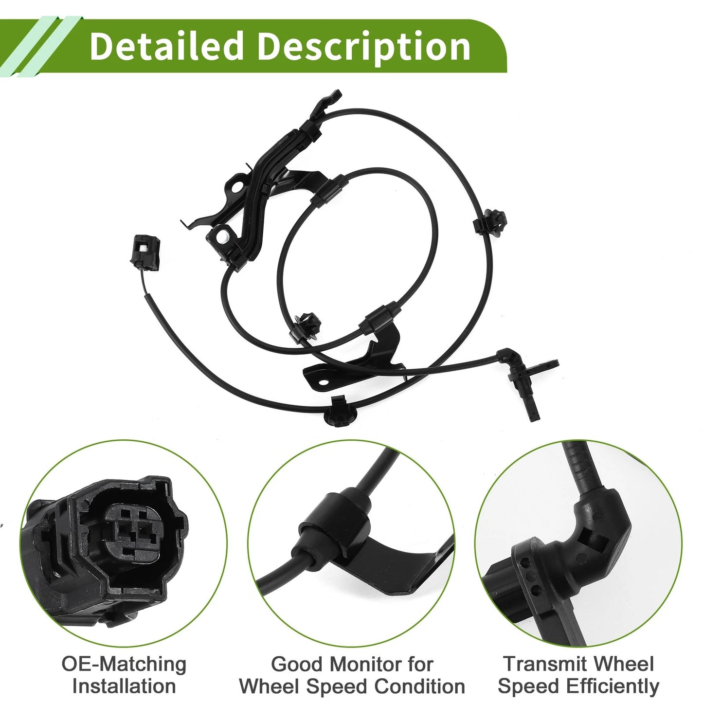 ABS Wheel Speed Sensor for Toyota Prius (2010-2015) - 1 x Front Right