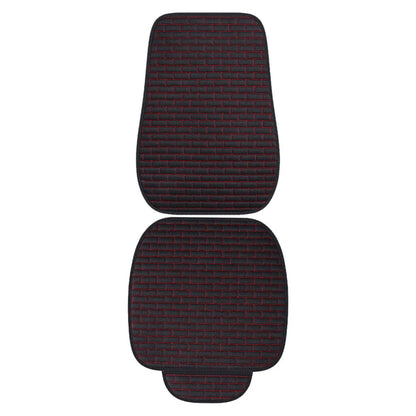 Front Car Seat Covers for Universal Fit - Protective Black Seat Mat Cover