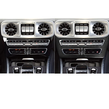 100% Carbon Center Console CD Panel Cover Trim for Benz G500 G63 W464 2019-2023