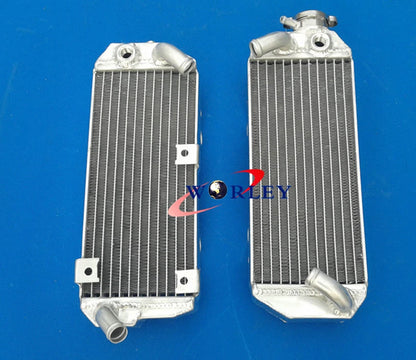 Aluminum Radiator & Red Hose for Suzuki DRZ400S/DRZ400SM (2000-2011)