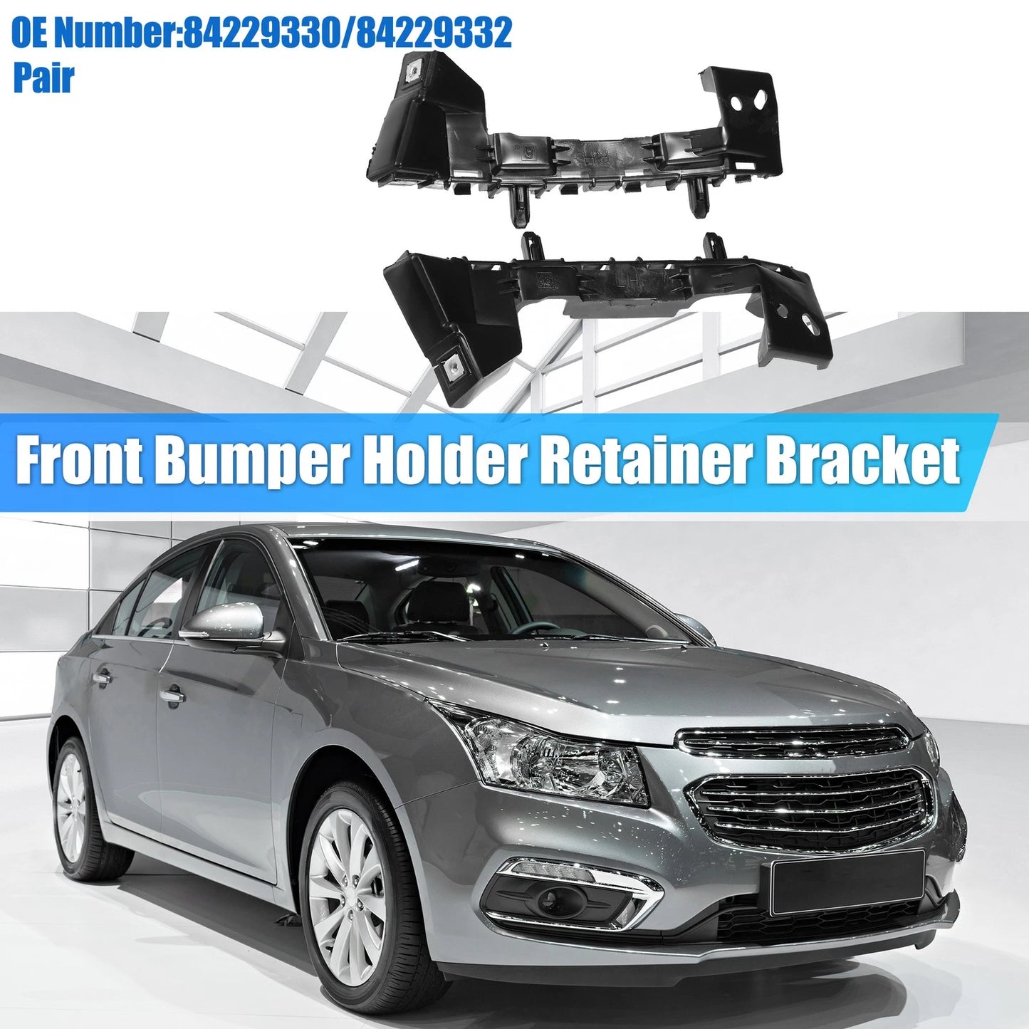 Pair Left & Right Front Bumper Bracket for Chevrolet