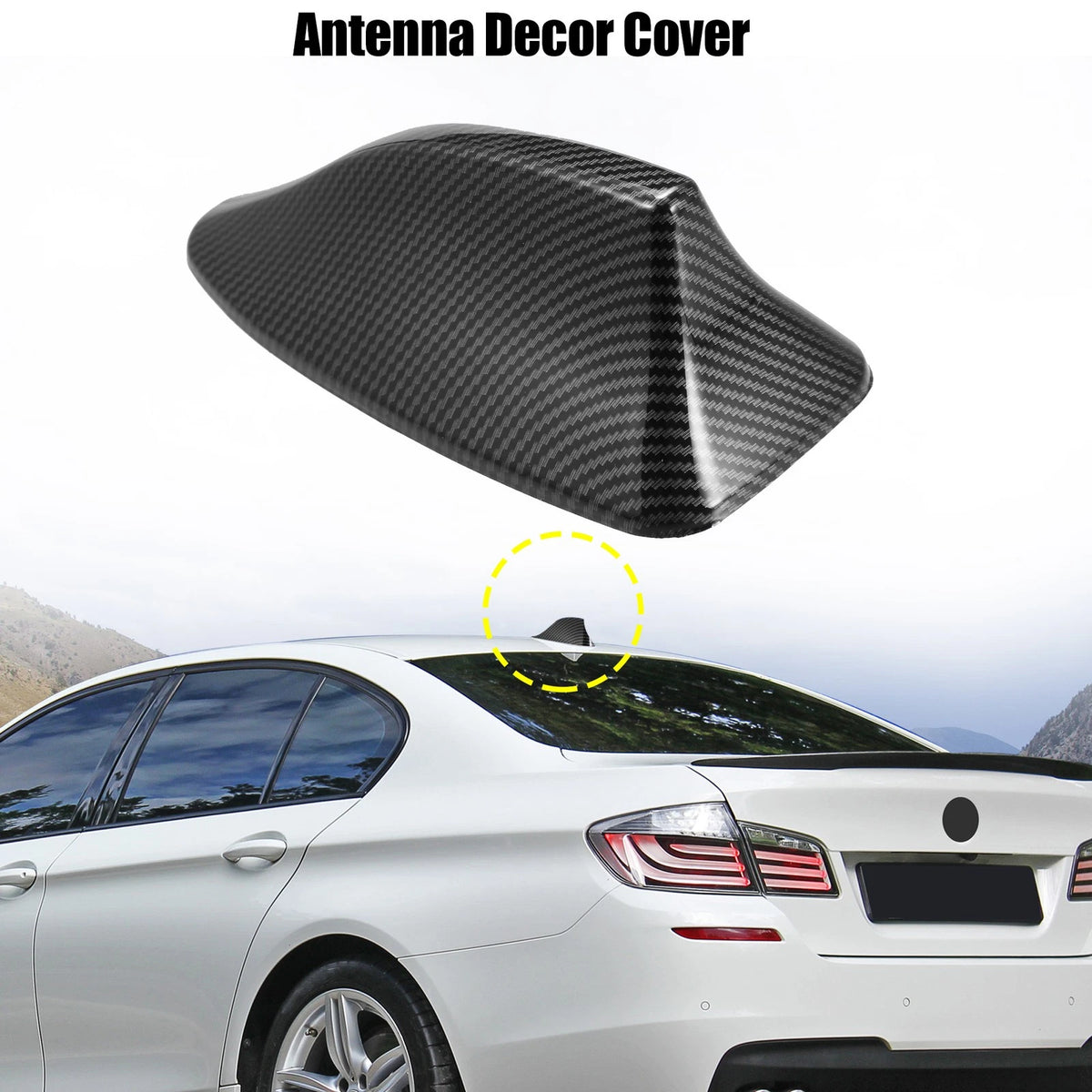 Shark Fin Antenna Cover Trim for BMW F10 F11 F18 F01 F02 M5 (2010-2017)