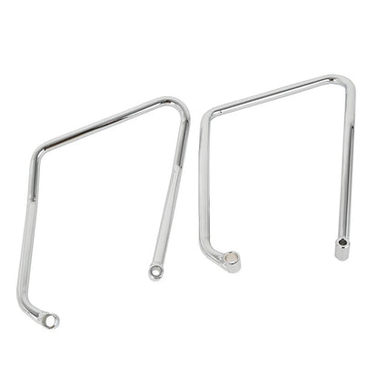 Chrome Saddlebag Support Brackets for Harley Sportster XL 883 1200 (2004-2016)