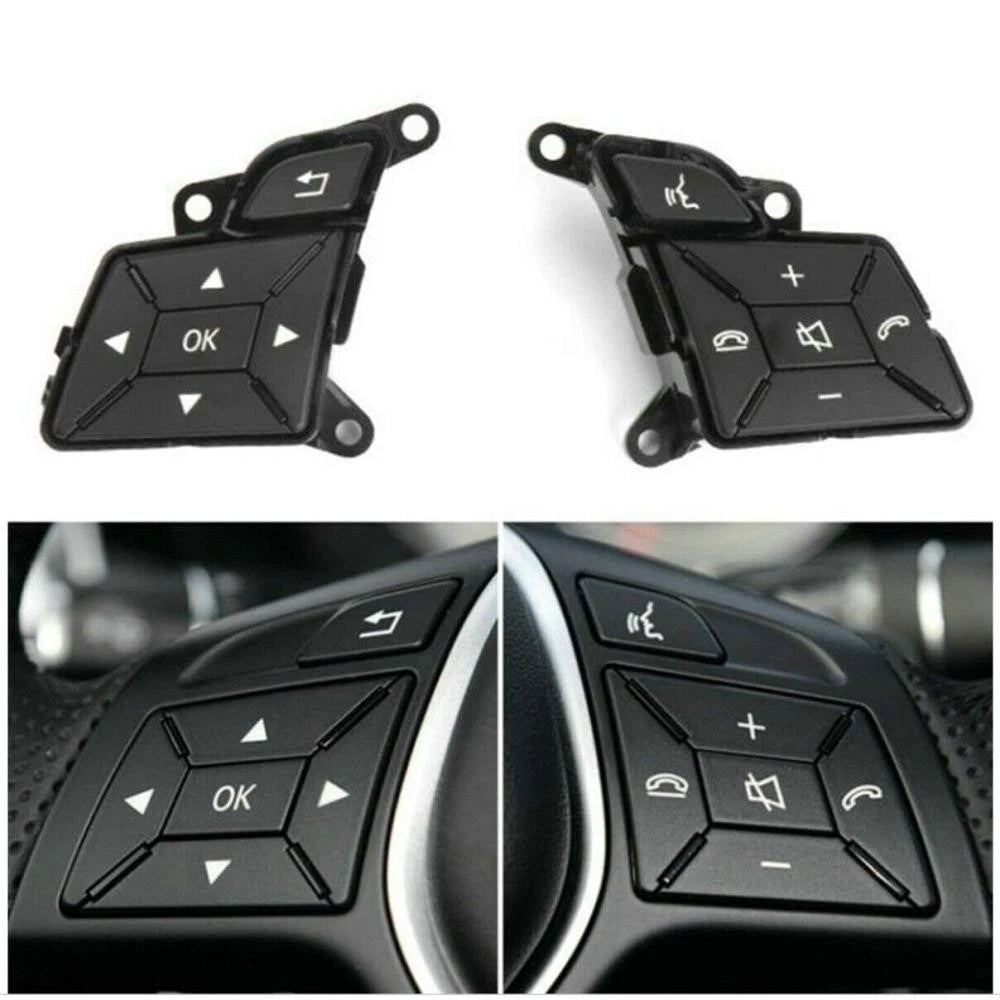 2 x Steering Control Button for Benz W204 X204 W212 (2007-2016)