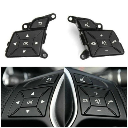 2 x Steering Control Button for Benz W204 X204 W212 (2007-2016)