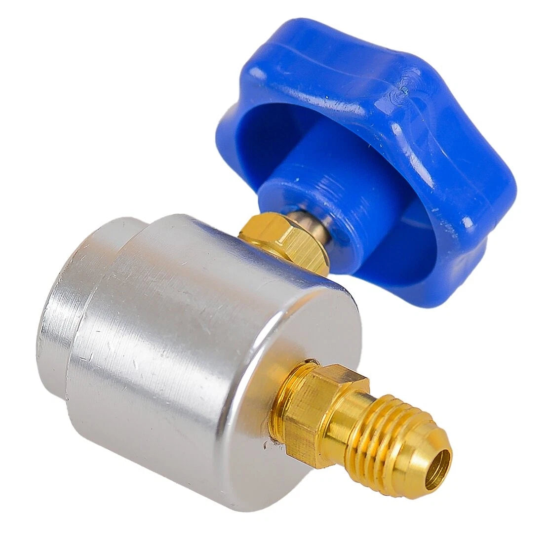 Self-Sealing R134A Can Tap Valve Adapter for A/C Charging - New