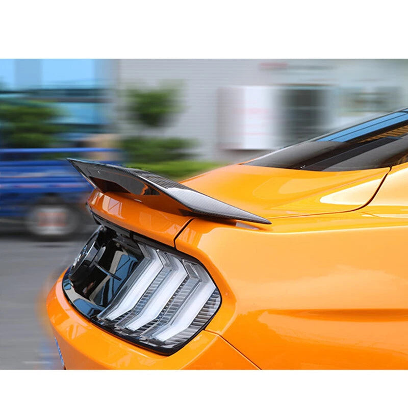 Real Carbon Fiber Rear Trunk Spoiler Wing for Ford Mustang 2015-2022