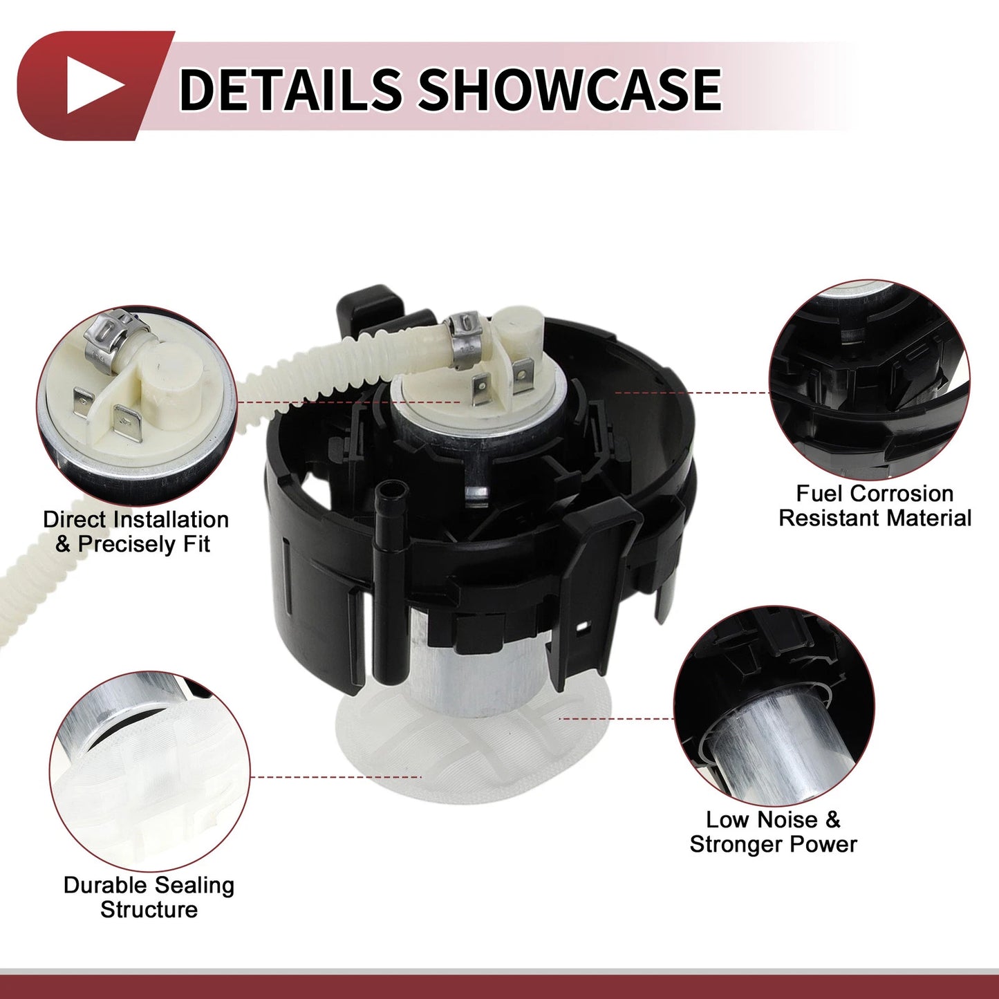 Electric Fuel Pump Assembly for BMW 740i 740iL 750iL (1995 - 2001)