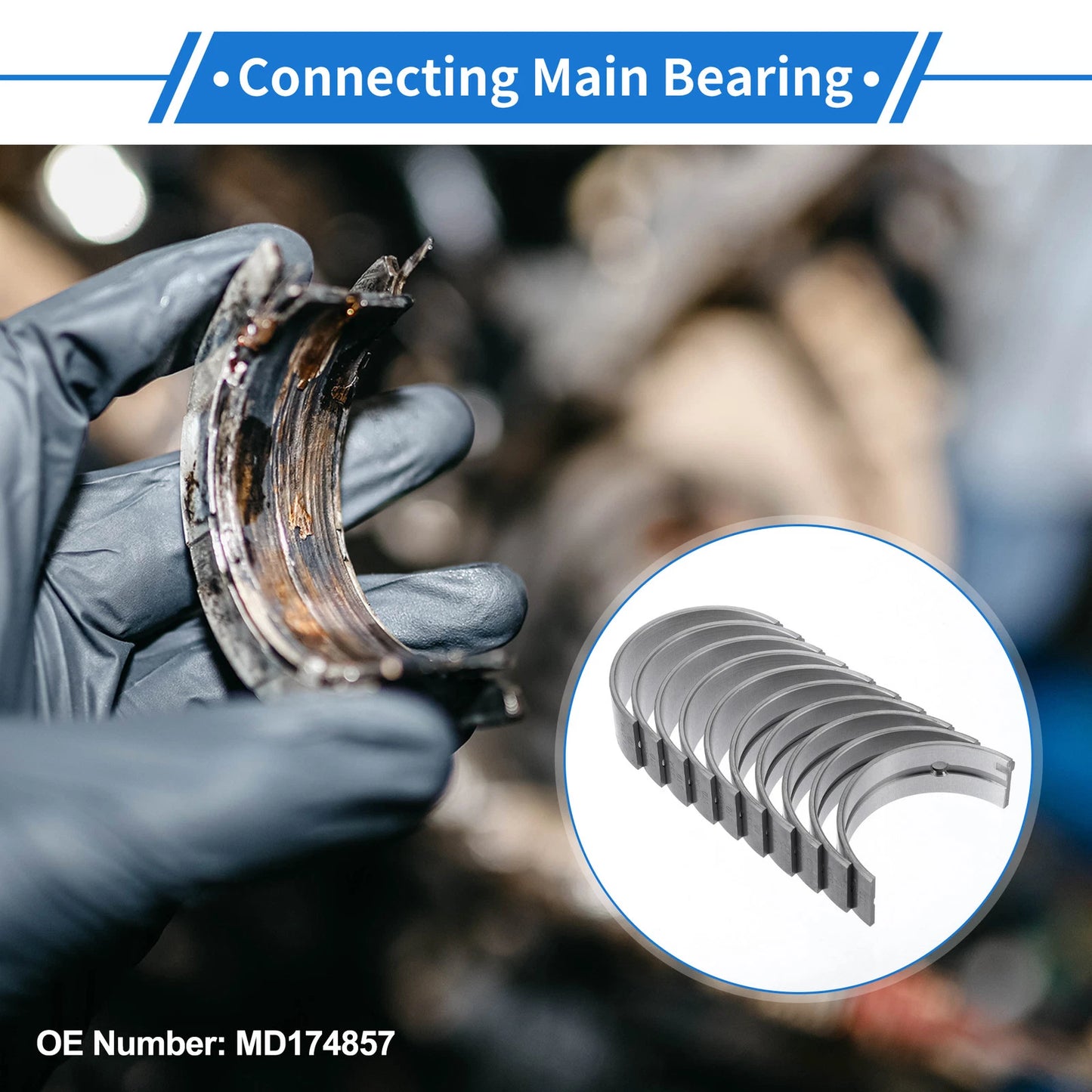 Main Bearing Set for Mitsubishi Lancer (2002-2007)