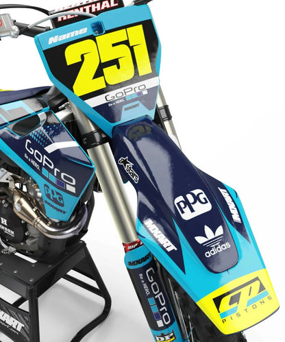 Custom Graphic Kit BOOST Style for Husqvarna TC 125 (2016-2018)