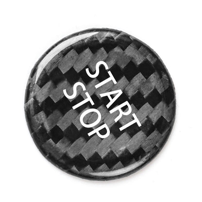 Carbon Fiber Engine Start-Stop Button Cover for Nissan GTR R35 (2008-2016)