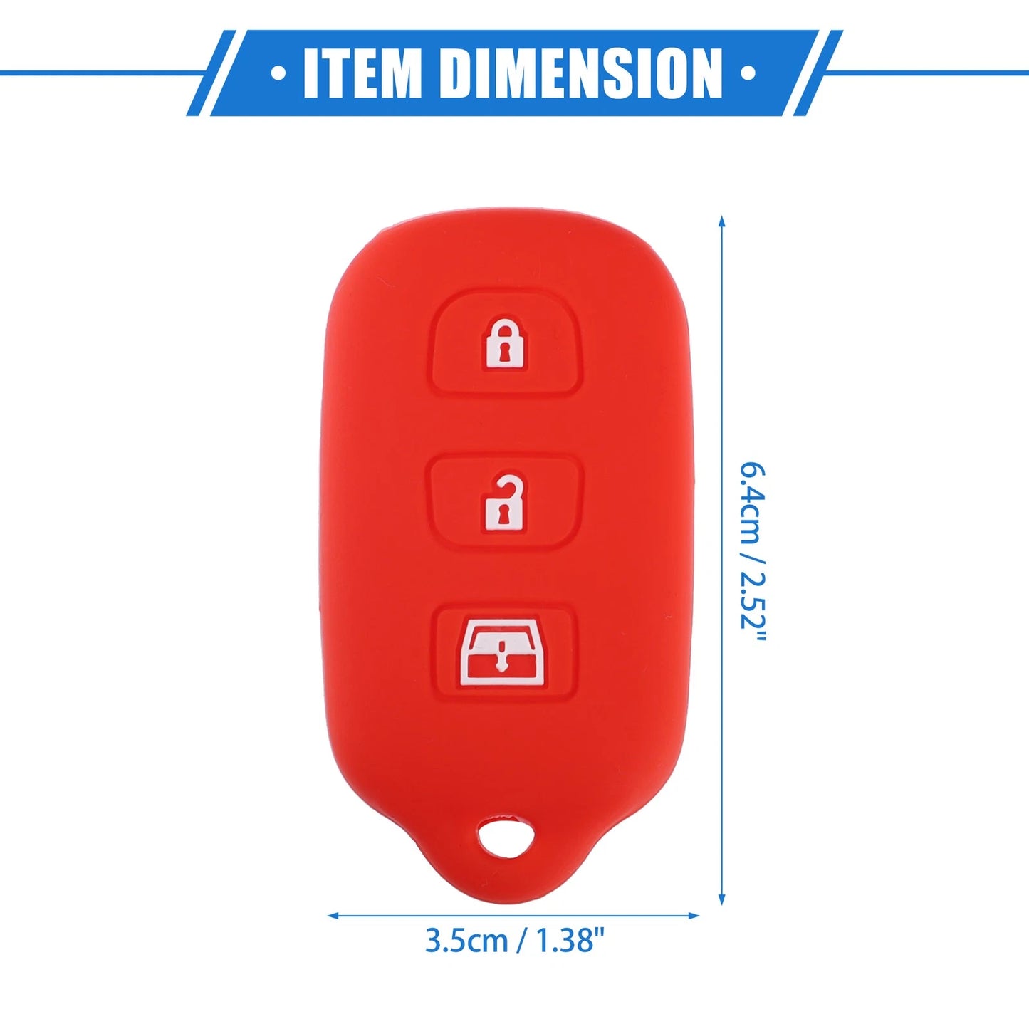 Remote Key Fob Cases for Toyota 4Runner, Sequoia (2003-2023)