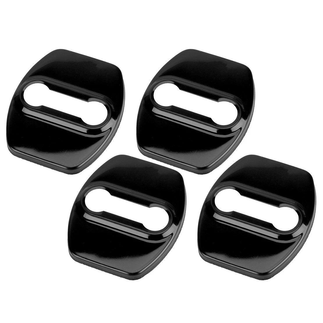 Black Stainless Steel Door Lock Protector Cover for Kia GT (2018-2023)