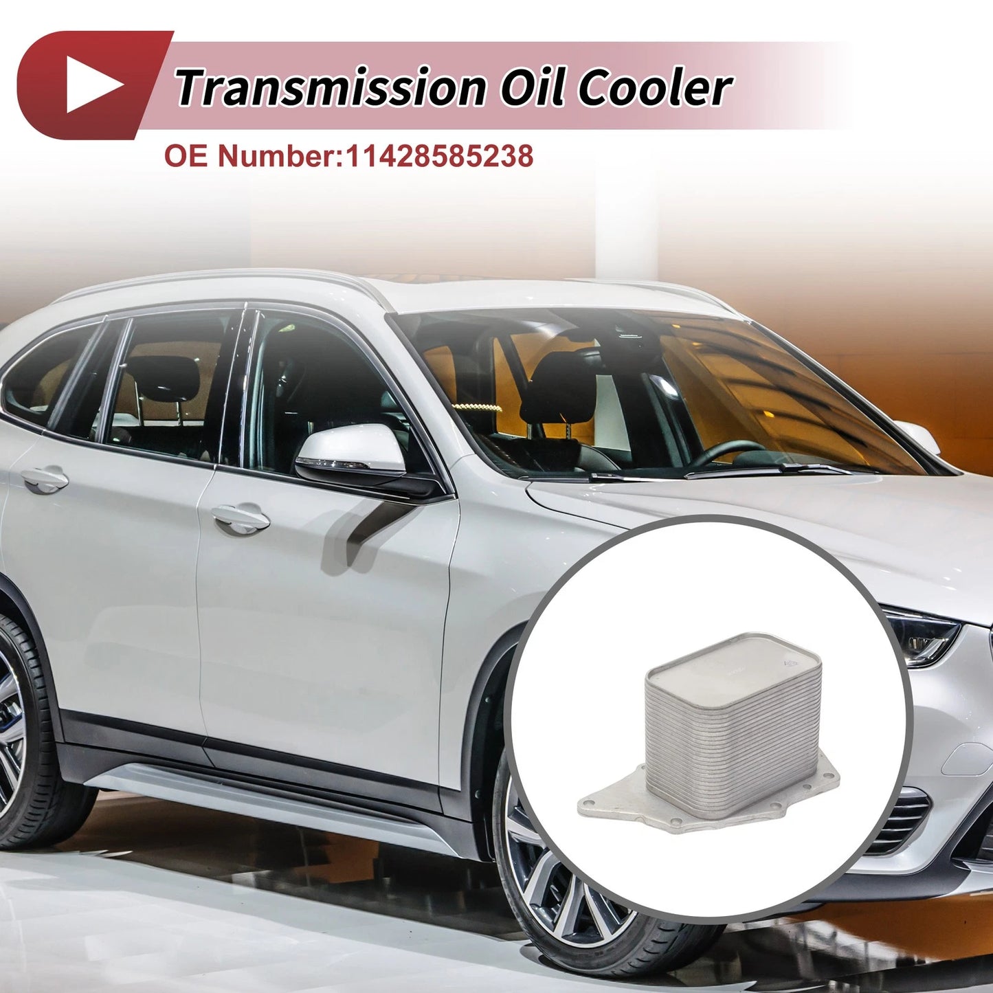 Engine Oil Cooler for BMW X1 2014-2022 1 x Trans Cooler Set