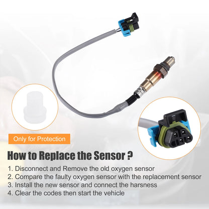 4 x Oxygen Sensor Front/Rear/Left/Right for Chevrolet Equinox (2012-2017)