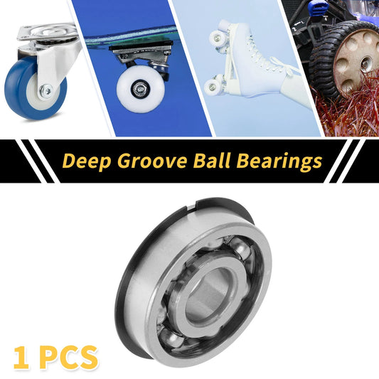 17x47x14mm Deep Groove Ball Bearings P5 for Scooter Skateboard Wheel