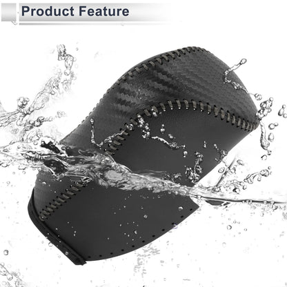 Gear Shift Knob Cover for Honda Civic 2012-2014 Black Carbon Fiber