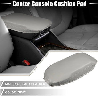 Center Console Armrest Cushion Soft Pad Cover Gray for Toyota RAV4 (2019–2023)